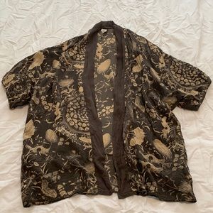 Aritzia Wilfred Silk Kimono